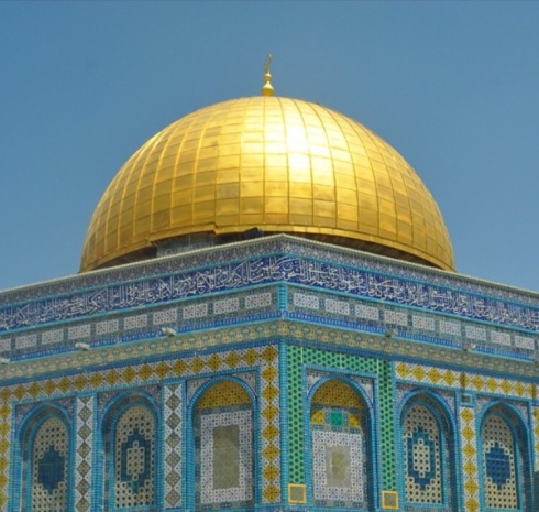 The Dome of the Rock Mosque, Jerusalem, 2013. Photo taken with  A SLR by Sidra Mushtaq