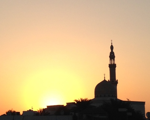 Sunrise in Dubai. November 2014. Photo taken using an iPhone 6 by Sidra Mushtaq 